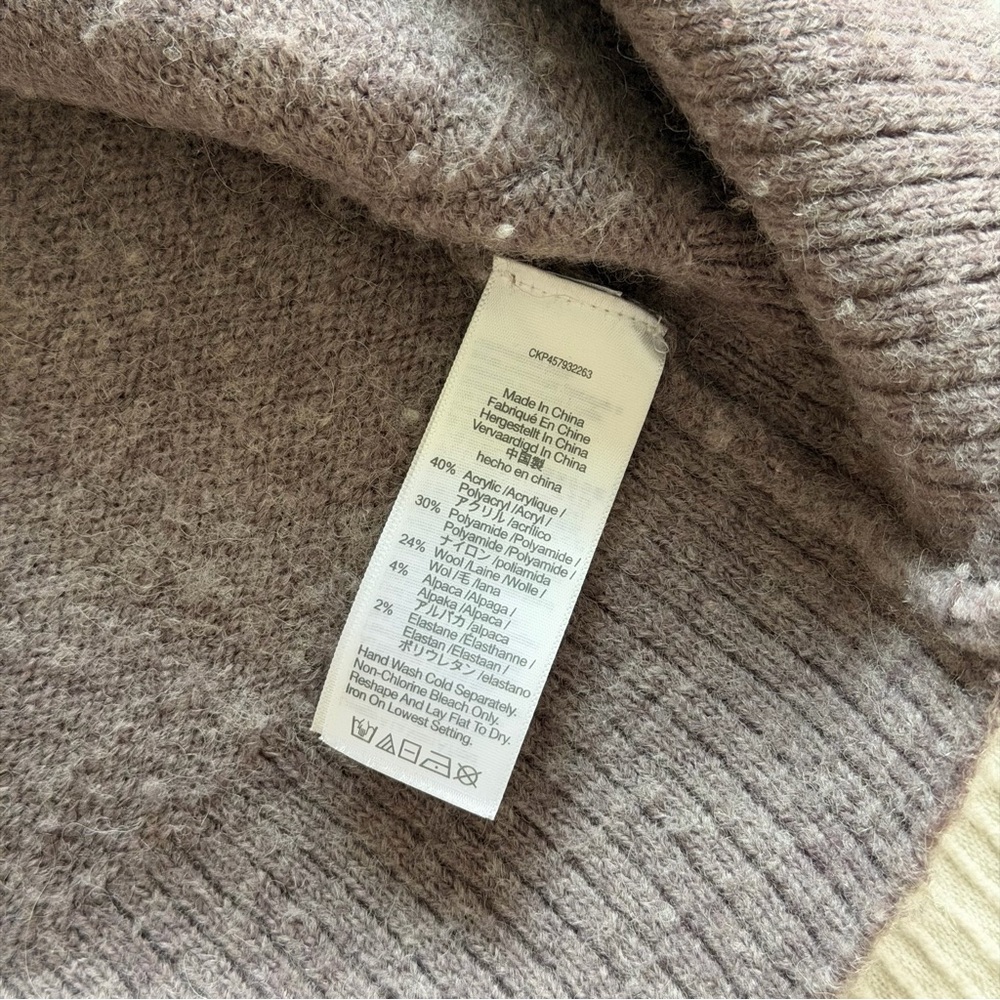 madewell lilac cardigan - Picture 3 of 3